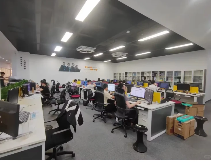 Company office and parts sourcing team